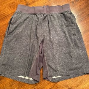 Lululemon Grey Running Shorts Men Size XL